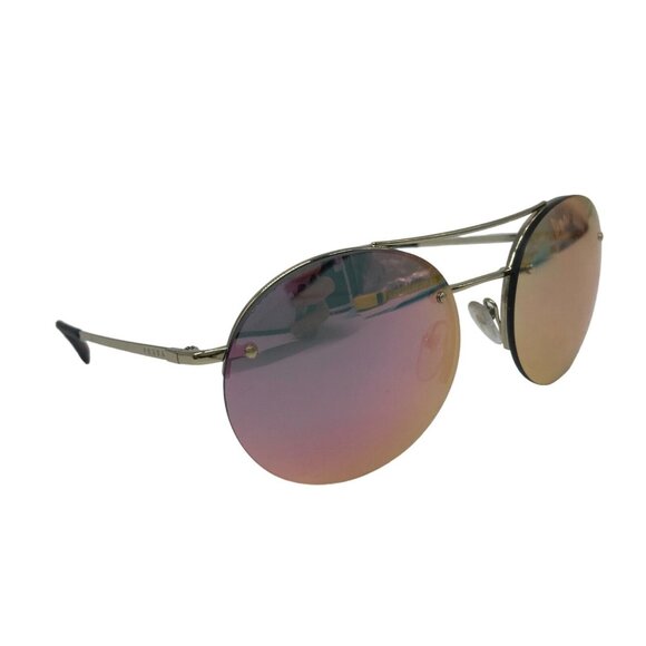 Prada Womens Aviator Sunglasses Lt Gold Metal Frame & Rose Lens SPS 51R ZVN-5L2 - Picture 10 of 16